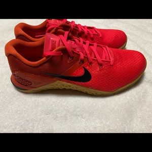 Men's Nike Metcon 4 XD Sz 10.5 Red Orbit/Black